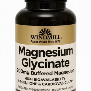 Magnesium Glycinate Windmill suplemento dietético de magnesio disponible en HealthRx Pharmacy