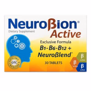Neurobion Active vitaminas B1 B6 B12 en tabletas disponible en HealthRx Pharmacy