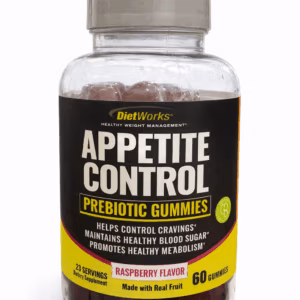 DietWorks Appetite Control Prebiotic Gummies suplemento dietético disponible en HealthRx Pharmacy