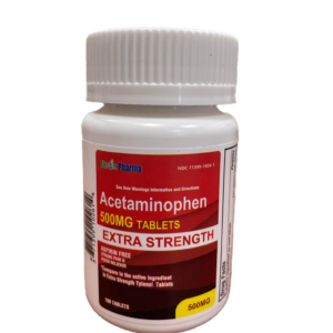 Akron Pharma acetaminofén 500 mg extra fuerte disponible en HealthRx Pharmacy