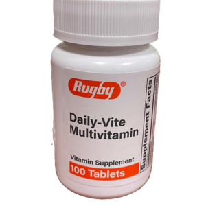 Rugby multivitamínico diario Daily-Vite disponible en HealthRx Pharmacy